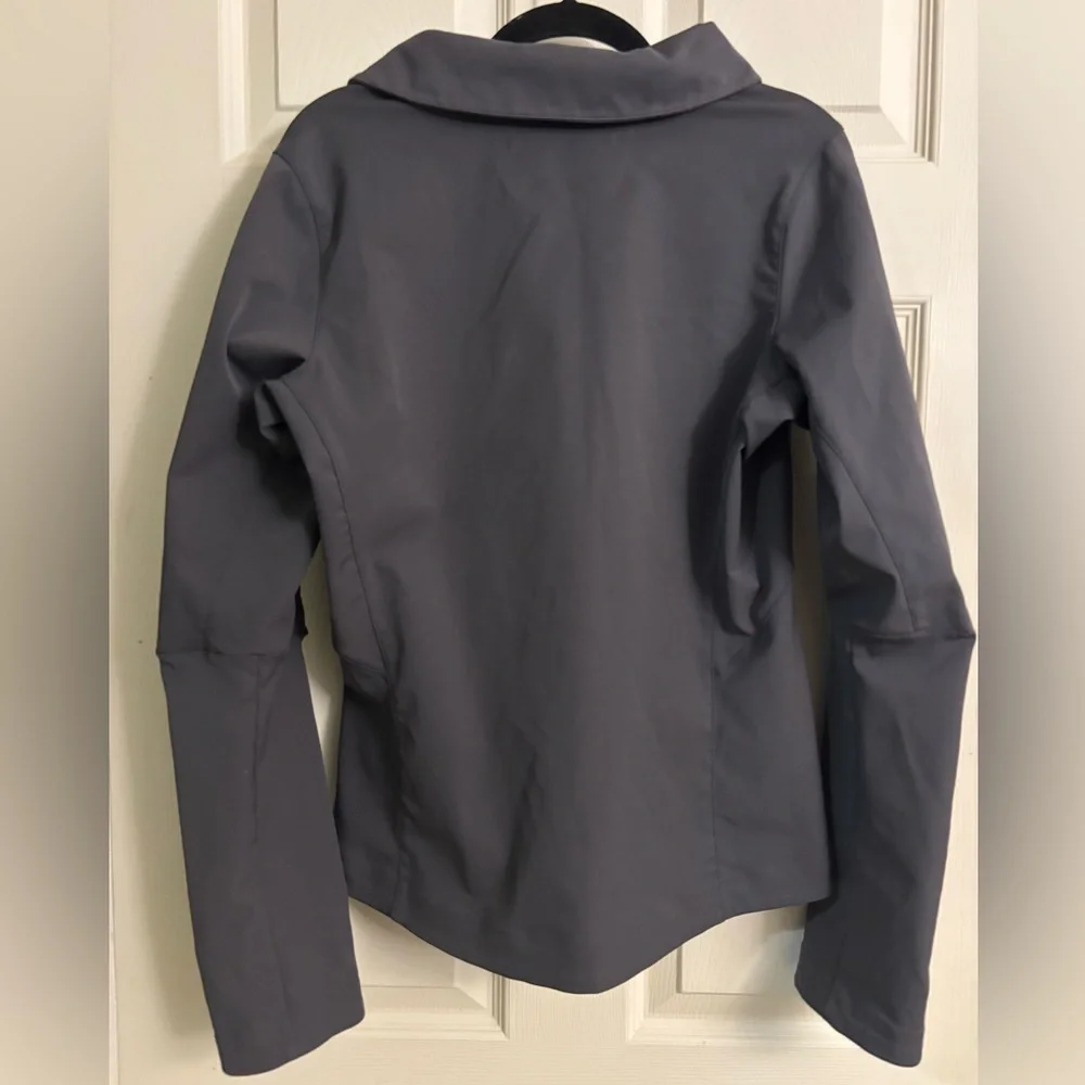 Nau Women's Charcoal Black Active Ski Fall Winter Soft Shell Zip Up Jacket Coat